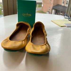 Tieks! Mustard size 8 like new